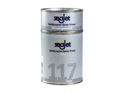 Грунтовка эпоксидная Seajet 117, универсальная, серебристо-серая, 1.0 л (new formula)