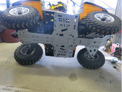 Алюминиевая защита днища BRP Outlander L 450 570 max (444.7278.1)