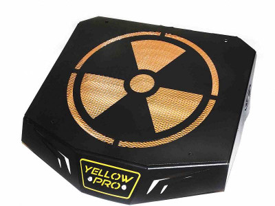 Вынос радиатора A6 с накладкой. Yellow PRO (650-850 Guepard)