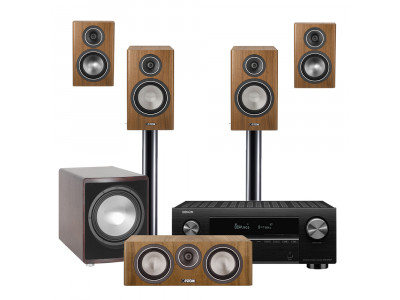Домашний кинотеатр DENON AVCX3700HBKE2 Canton Townus Walnut