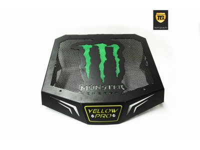 Вынос радиатора B1 Monster Energy. Yellow PRO (650-850 Guepard)