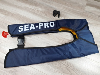 Автоматический спасательный жилет SEA-PRO (синий)