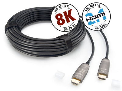 HDMI кабель INAKUSTIK Profi HDMI 2.1 optical fiber cable 8K 48Gbps 30m 009245030
