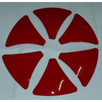 Вставки  для дисков System-6  № S6INS-Red