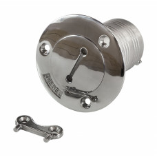 Горловина заливная для дизтоплива 50 мм , нерж. сталь  с ключом