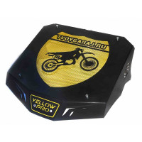 Вынос радиатора TG с накладкой. Yellow PRO (650-850 Guepard)