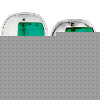 Бортовой огонь «Compact 12» зеленый черный пластик