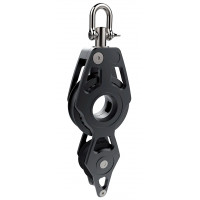 Блок 60mm двушкивный (Fiddle) с направляющей скобой 29901634