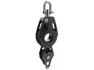 Блок 60mm двушкивный (Fiddle) с направляющей скобой 29901634