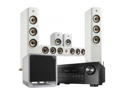 Домашний кинотеатр DENON AVRX1700HBKE2 Polk Signature4