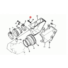 Винт для снегохода Yamaha 9858005525
