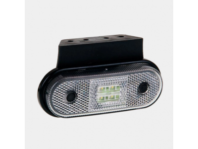 Габаритный светодиодный фонарь Fristom FT-020 B+К LED с кронштейном белый
