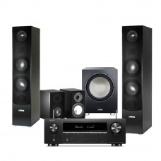 Домашний кинотеатр DENON AVRX1700HBKE2 Canton GLE Basic