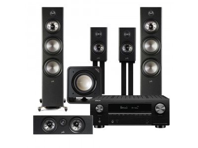 Домашний кинотеатр DENON AVCX3700HBKE2 Polk Reserve 1