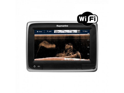 E70203 Raymarine Радар/Картплоттер/Эхолот (DownVision, встроенный Wi-Fi), цветной сенсорный LCD дисп