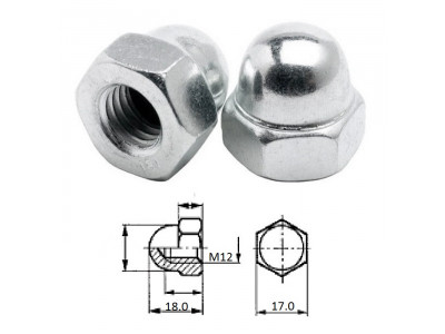 Гайка колпачковая M10 нерж.A2 (10 шт)