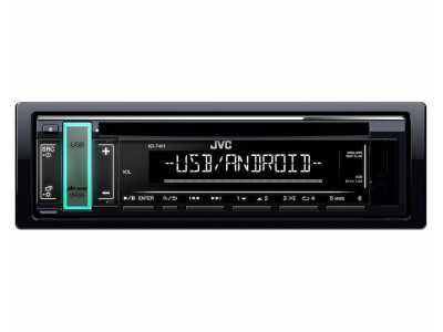 Автомобильный CD-ресивер JVC KD-T401