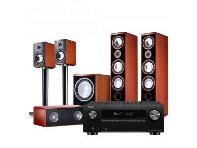 Домашний кинотеатр DENON AVCX3700HBKE2 Canton Ergo Cherry
