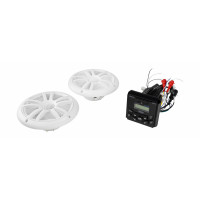 Аудиосистема BOSS AUDIO MCKGB450W.6 (магнитола+2 колонки) в катер