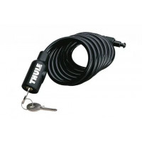 Thule Cable Lock - стальной кабель в пластиковой оплетке позволит поместить велосипед на крепление и обеспечит максимальную защиту от кражи