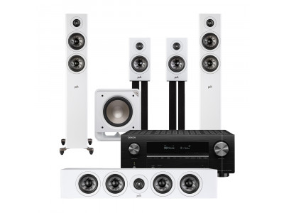 Домашний кинотеатр DENON AVCX3700HBKE2 Polk Reserve 2