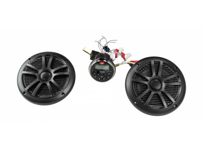 Аудиосистема BOSS AUDIO MCKGB350B.6 (магнитола+2 колонки) в катер