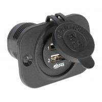 Гнездо питания с USB-разъемами