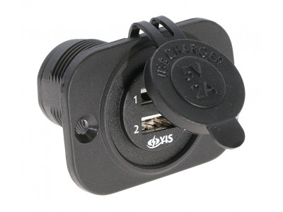 Гнездо питания с USB-разъемами