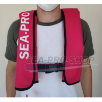 Автоматический спасательный жилет SEA-PRO (розовый)