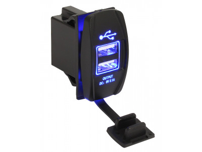Зарядные гнезда USB в виде клавиши 