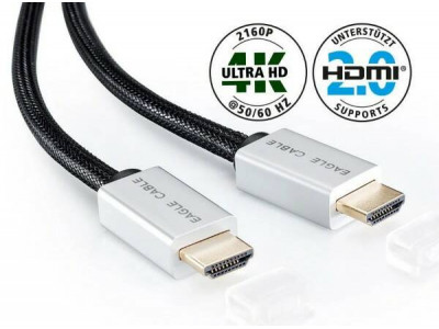 HDMI кабель EAGLE CABLE DELUXE II High Speed HDMI Ethern. 0,75m, 10012007