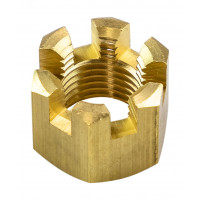 Гайка корончатая на гребной вал Suzuki DT9.9-15/DF8A-20A, OMAX