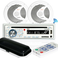 Аудиосистема 1DIN PYLE PLCDBT65MRW, комплект