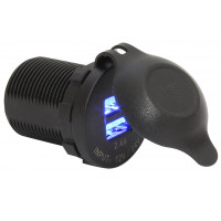 Гнездо питания с USB-разъемами 4,8 А подсветка крышка