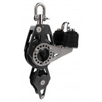 Блок 60mm двушкивный (Fiddle) с храповиком направляющей скобой и стопором 29901624