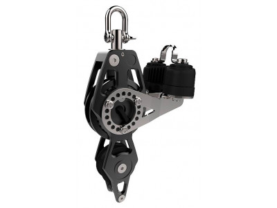 Блок 60mm двушкивный (Fiddle) с храповиком направляющей скобой и стопором 29901624