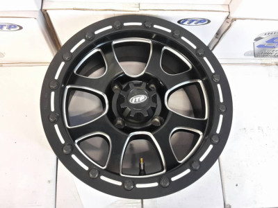 Диск для квадроцикла ITP Tsunami BeadLock 14x7 4/115 5+2 BLK w. milled - Б/У