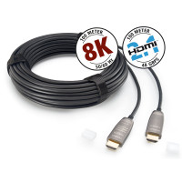 HDMI кабель INAKUSTIK Profi HDMI 2.1 optical fiber cable 8K 48Gbps 1m 009245001