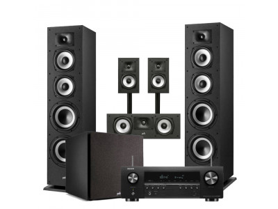 Домашний кинотеатр DENON AVCS660HBKE2 Polk Monitor XT1