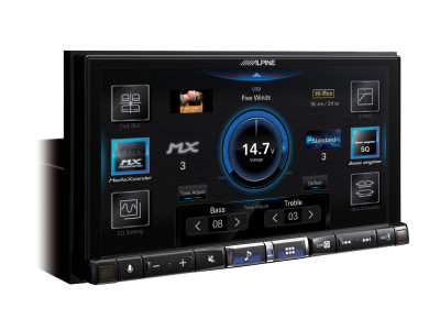 Автомобильный цифровой медиа-ресивер ALPINE iLX-705D