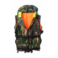 Жилет спасательный двусторонний универсальный COMFORT HUNTER (Охотник) 80-120 кг