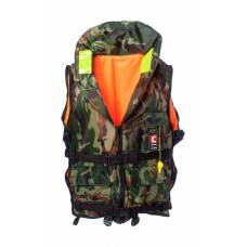 Жилет спасательный двусторонний универсальный COMFORT HUNTER (Охотник) 80-120 кг
