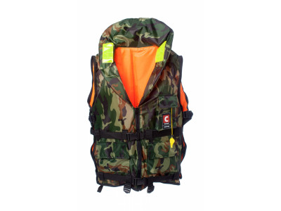 Жилет спасательный двусторонний универсальный COMFORT HUNTER (Охотник) 80-120 кг