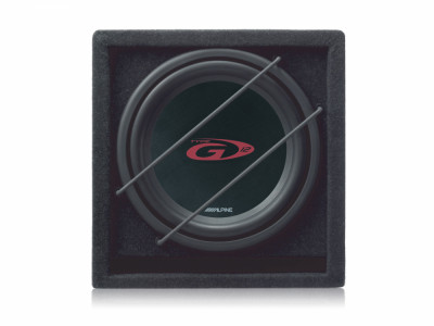Автомобильный корпусной сабвуфер 12” (30 см) ALPINE SBG-1244BR